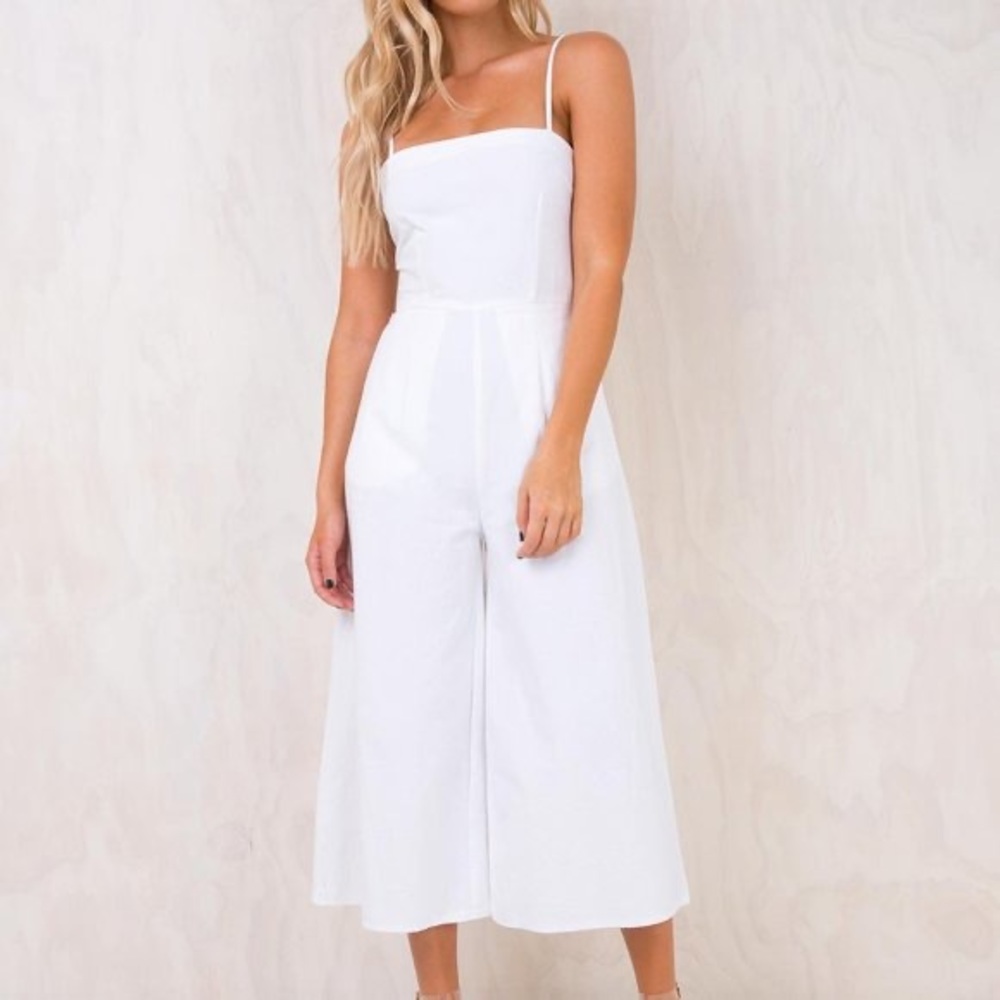 NWOT Princess Polly white jumpsuit